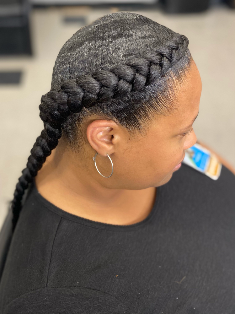 2 Feed In Braids