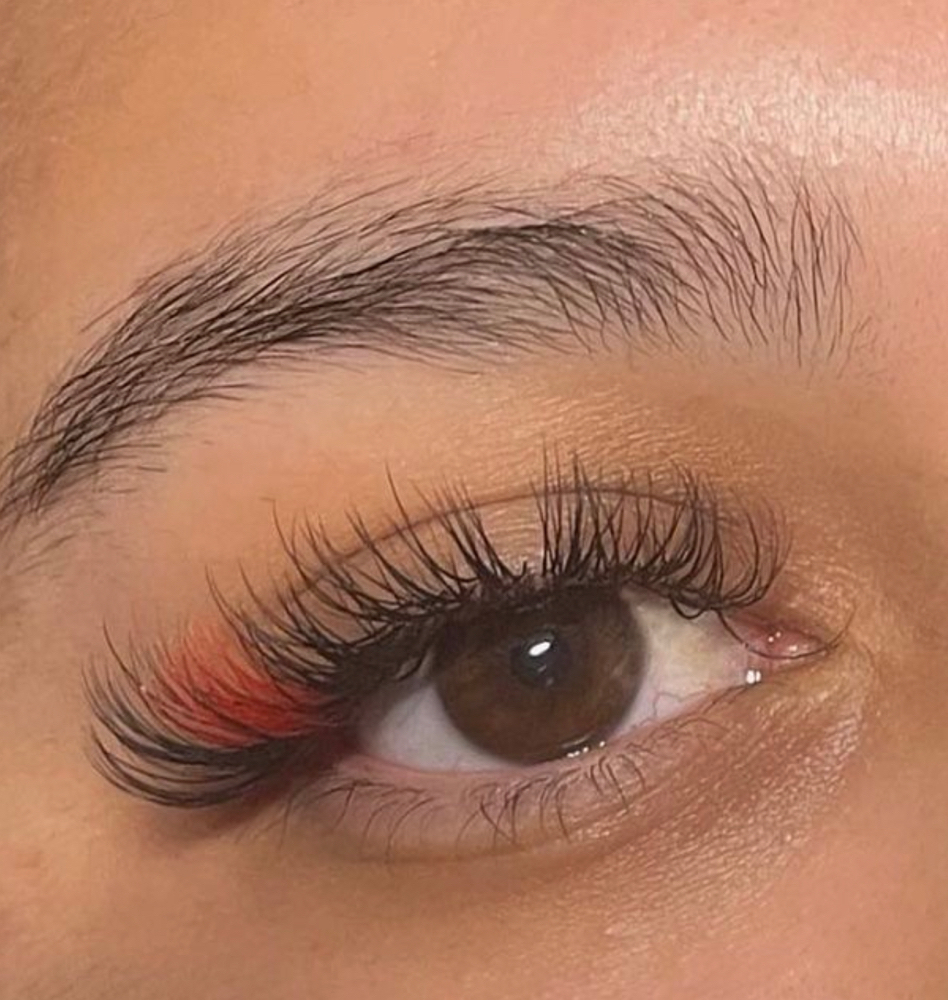 Colored Lashes at ACsthetics LLC in Long beach, CA