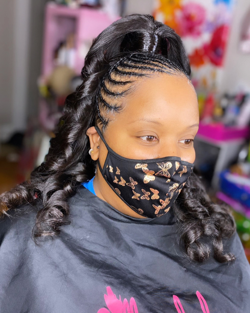 Braided Half Up Half Down