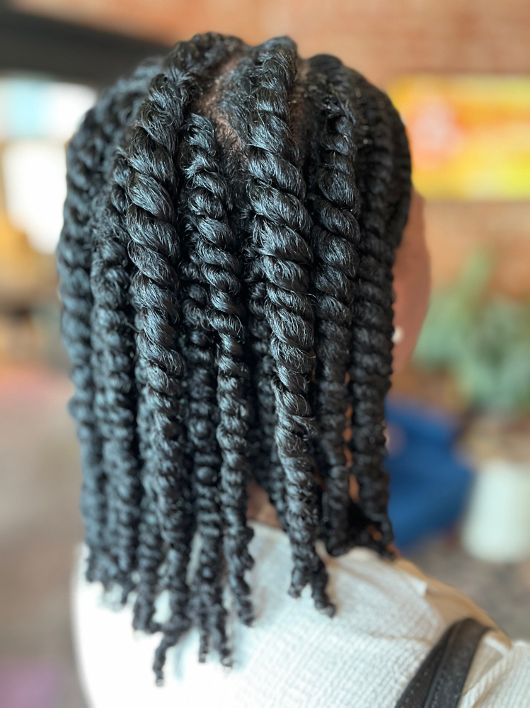 Half Flattwist/loose Twist Med/long