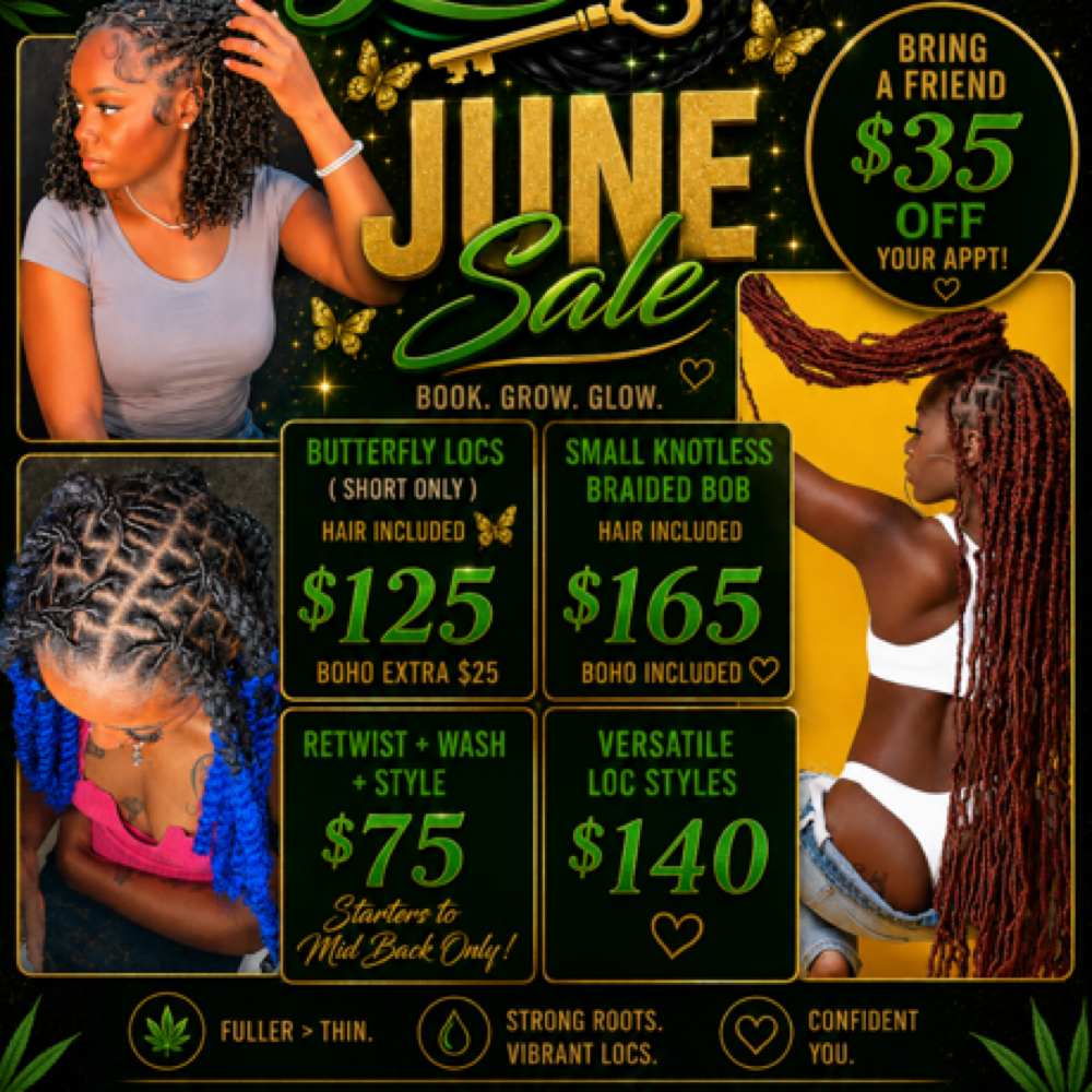 June Sale🩷 at Locdbylizzo in Jonebsoro, GA