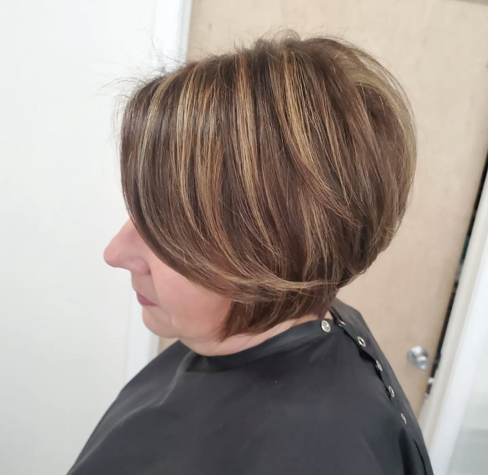 Partial Highlight Cut at Hair by Carli @ The Market Commons in Myrtle Beach, SC