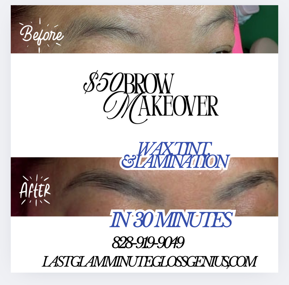 Eyebrow Wax, Tint, Lamination
