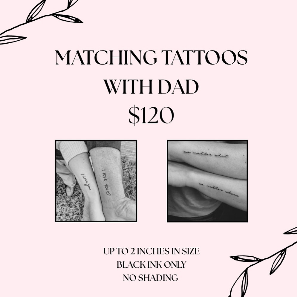 Matching Dad Tattoos
