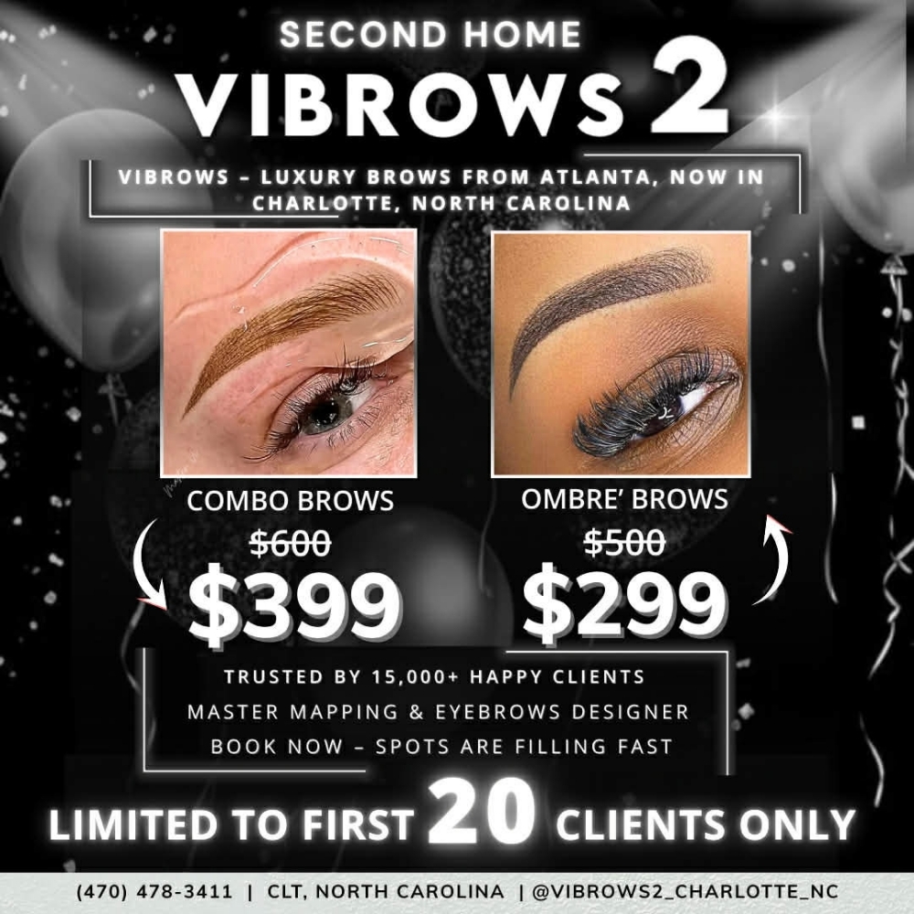 NANO COMBO BROWS PROMO at VIBROWS 2 in Charlotte, NC