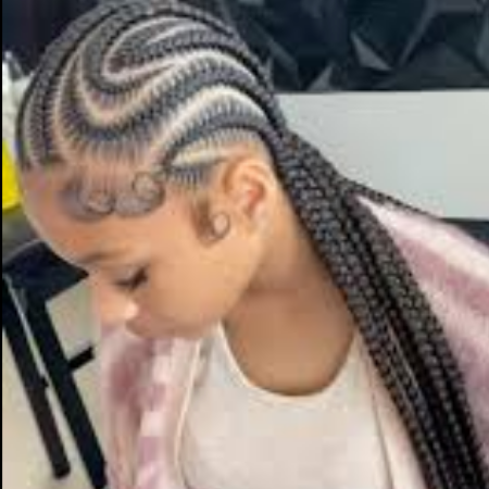 8-10 Stitch braids (kids) at FinessedBeautybar in Evans Mills, NY