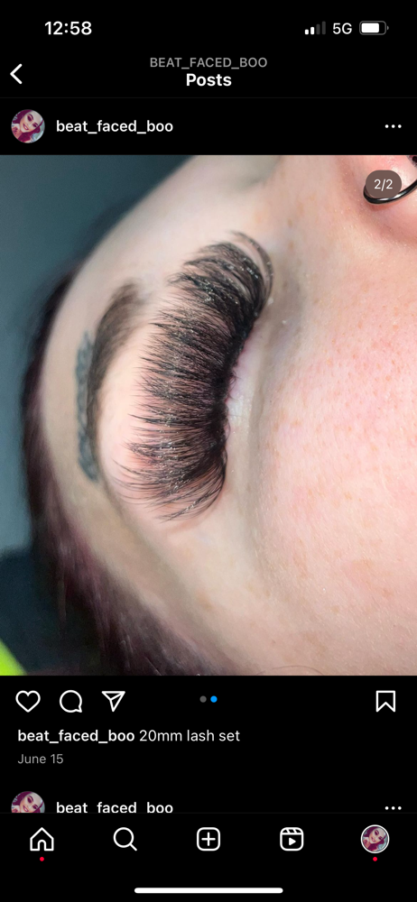 Lash Extensions (Extra Volume)