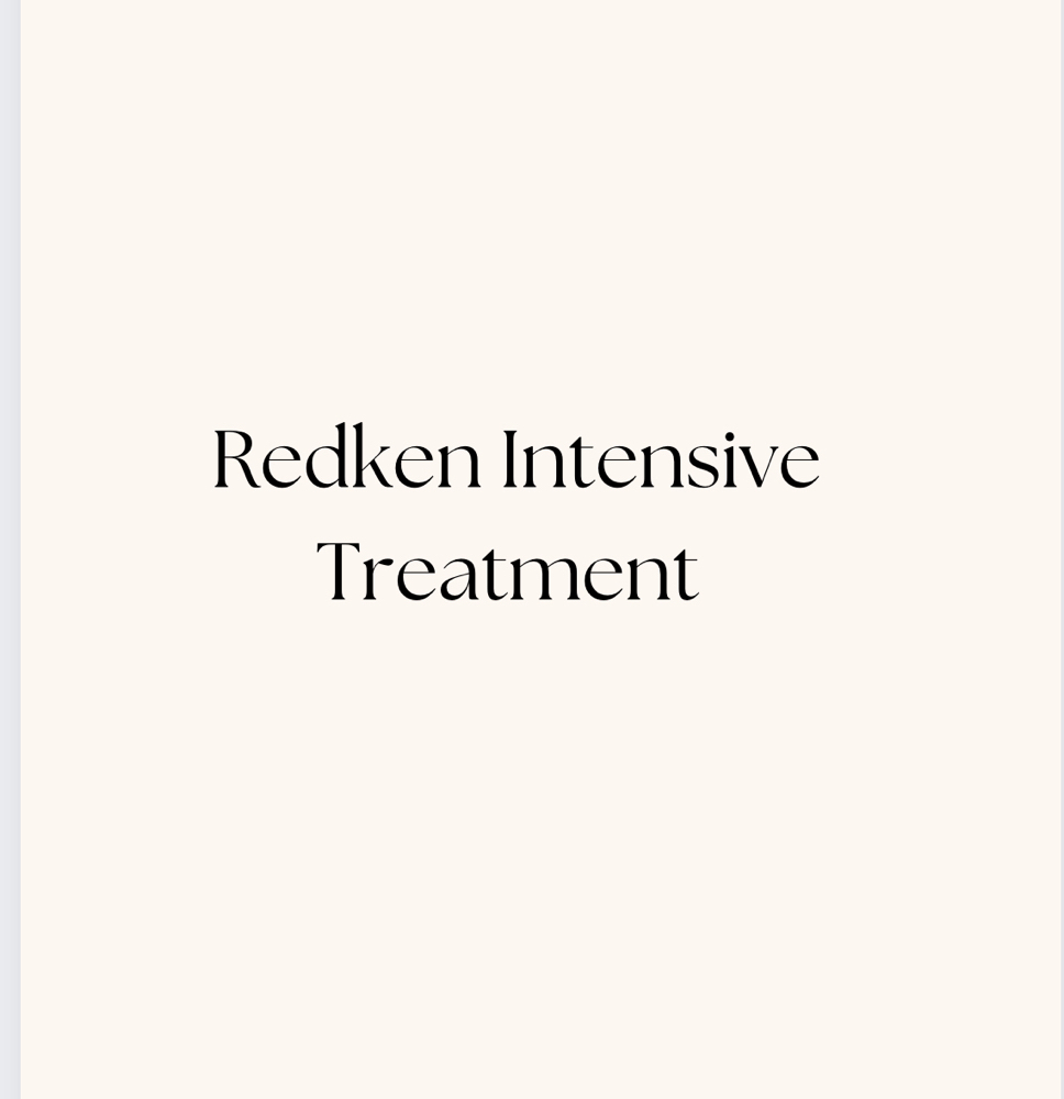 Redken Intensive Treatment