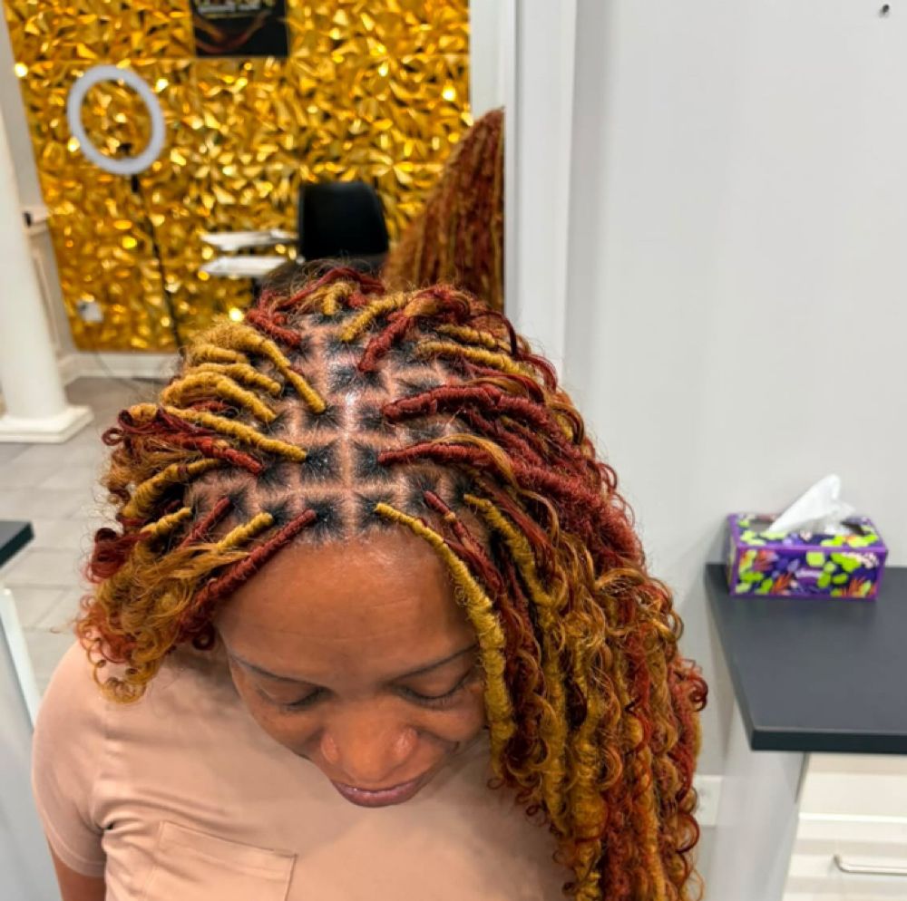 Faux Lock Mid Back at ROOTS HAIR By Nene in Philadephia, PA