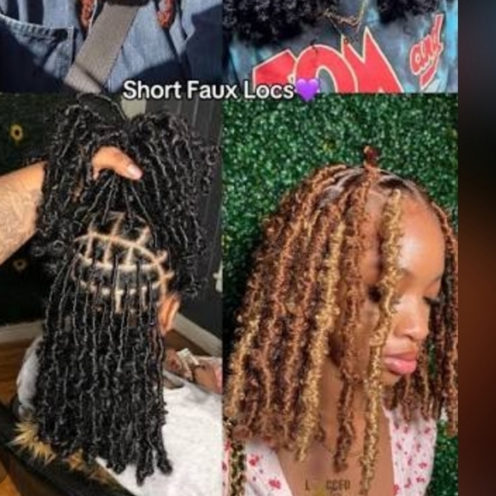 Faux Lock Mid Back at ROOTS HAIR By Nene in Philadephia, PA