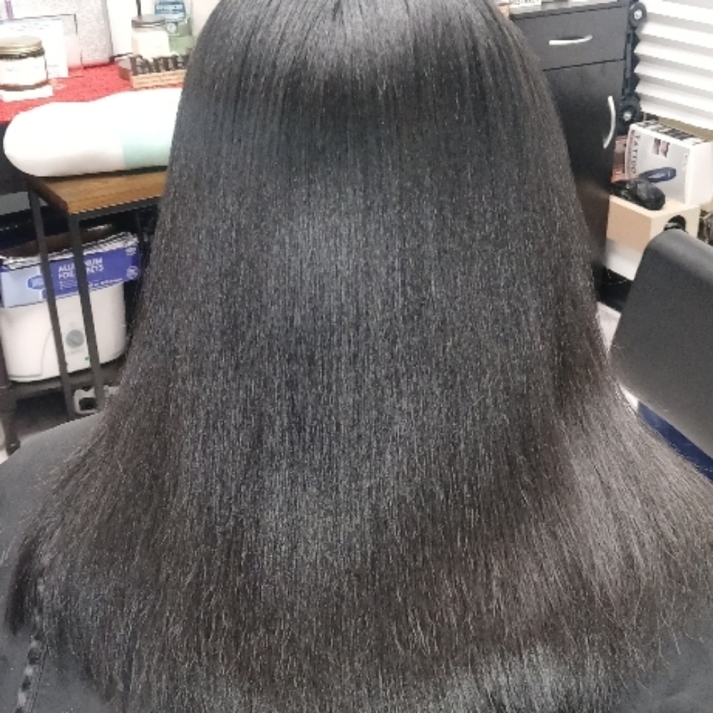 Root Touch-up & Silkpress at Elevate Hair and Body Spa LLC in Farmingdale NJ, NJ