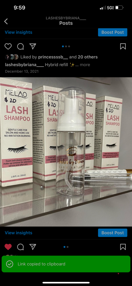 Lash Bath