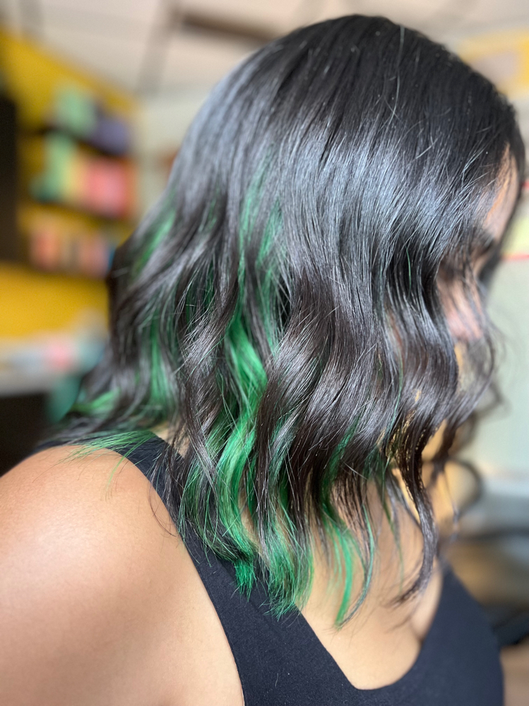 Vivid Color On Pre Lightened Hair