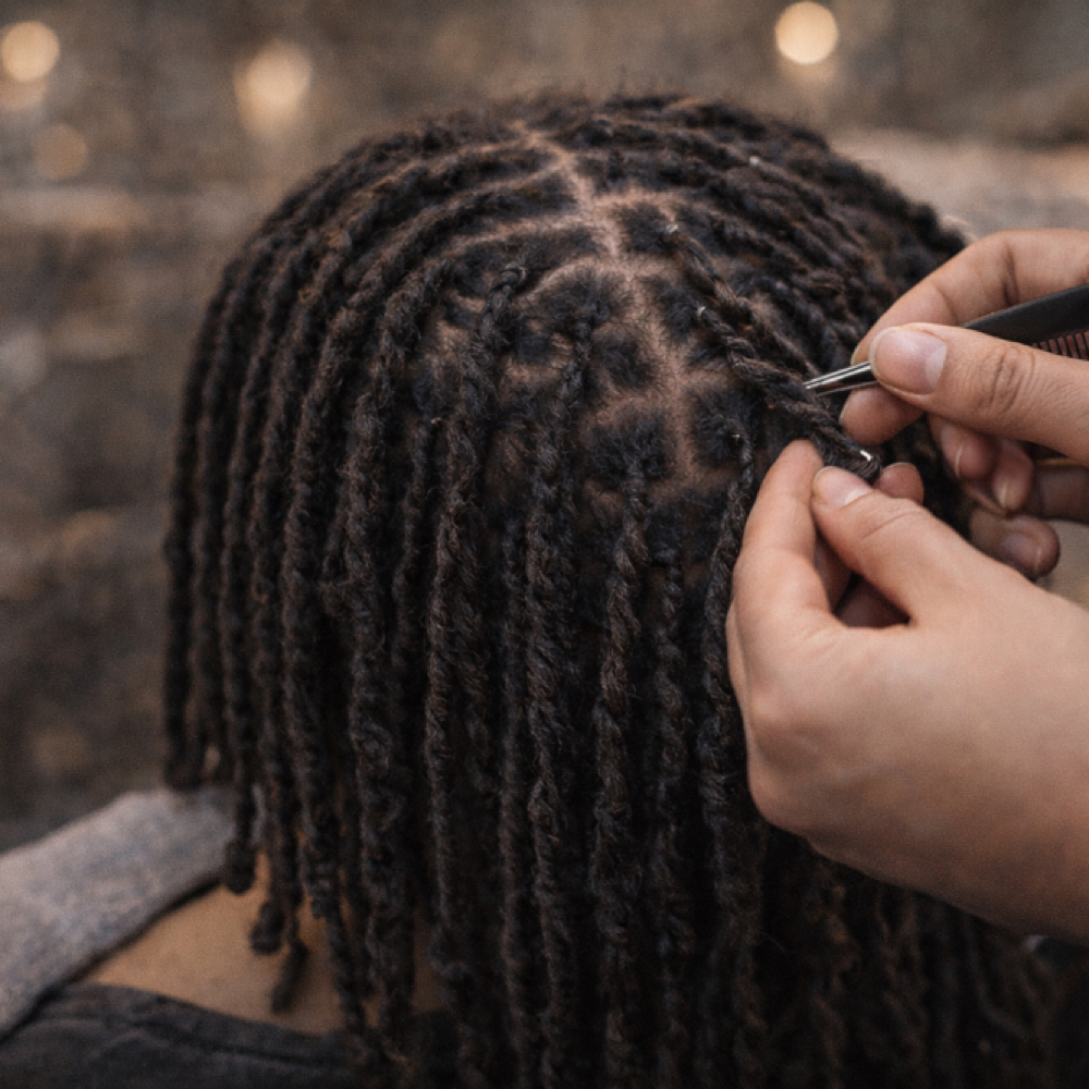 Quick Maintenance Retwist at HFS Trichology & HeadSpa Inc. in Stockton, CA