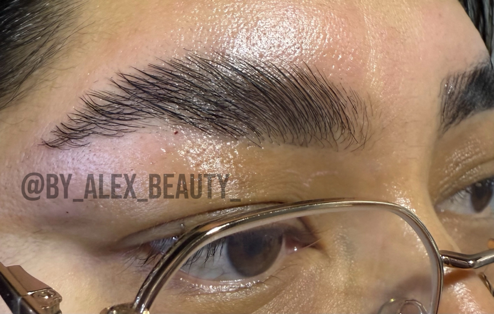 Eyebrow Lamination With Tint
