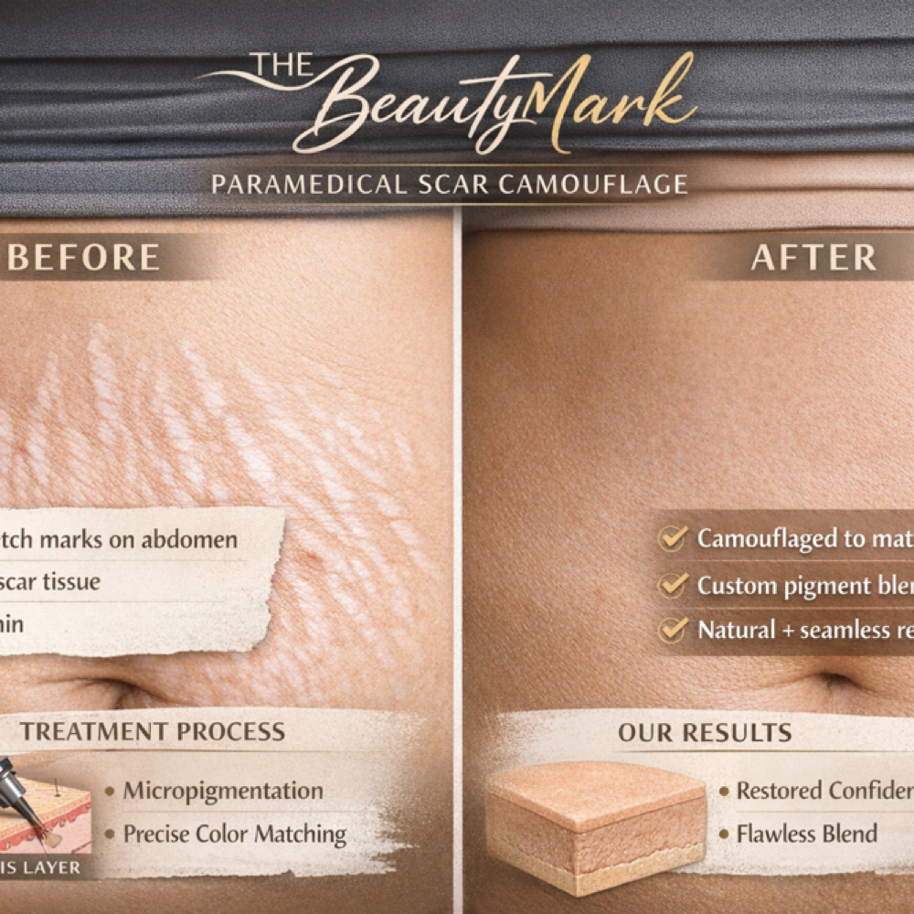 Paramedical Scar & Stretch Mark Res at The BeautyMark by K in Omaha, NE