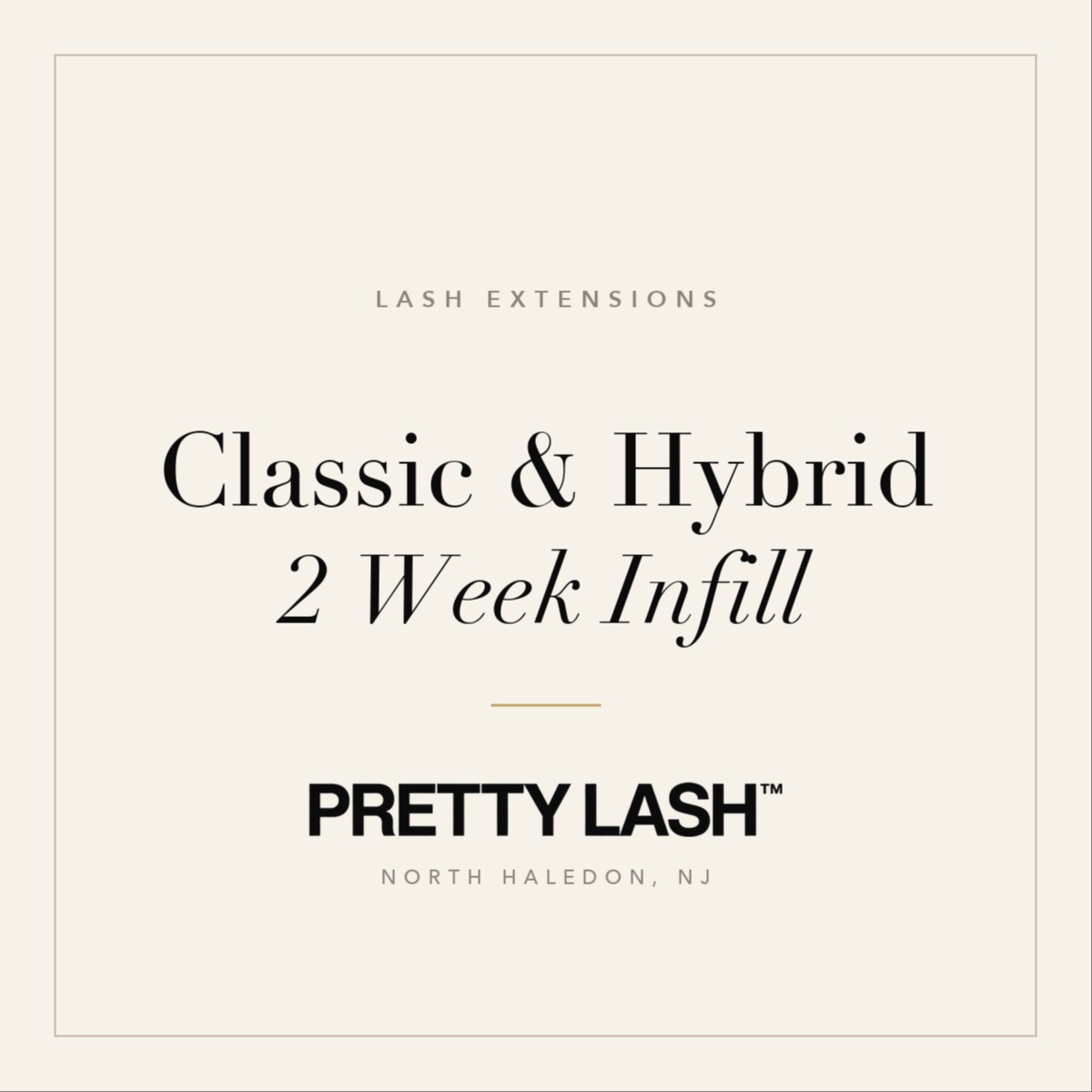 Classic & Hybrid 2 Week Infill at PRETTY LASH STUDIOS in North Haledon, NJ