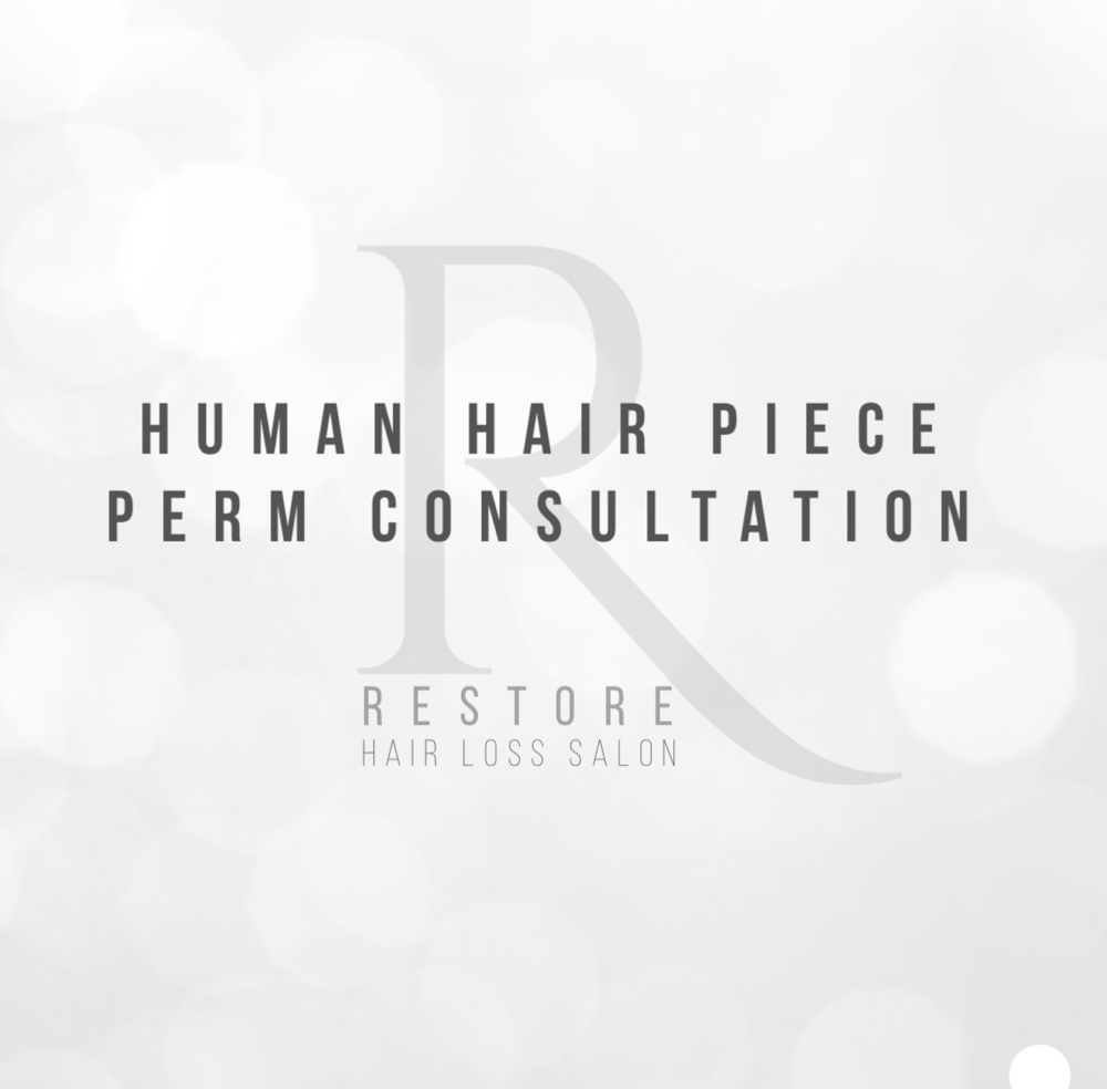 Human Hair Piece Perm Consult
