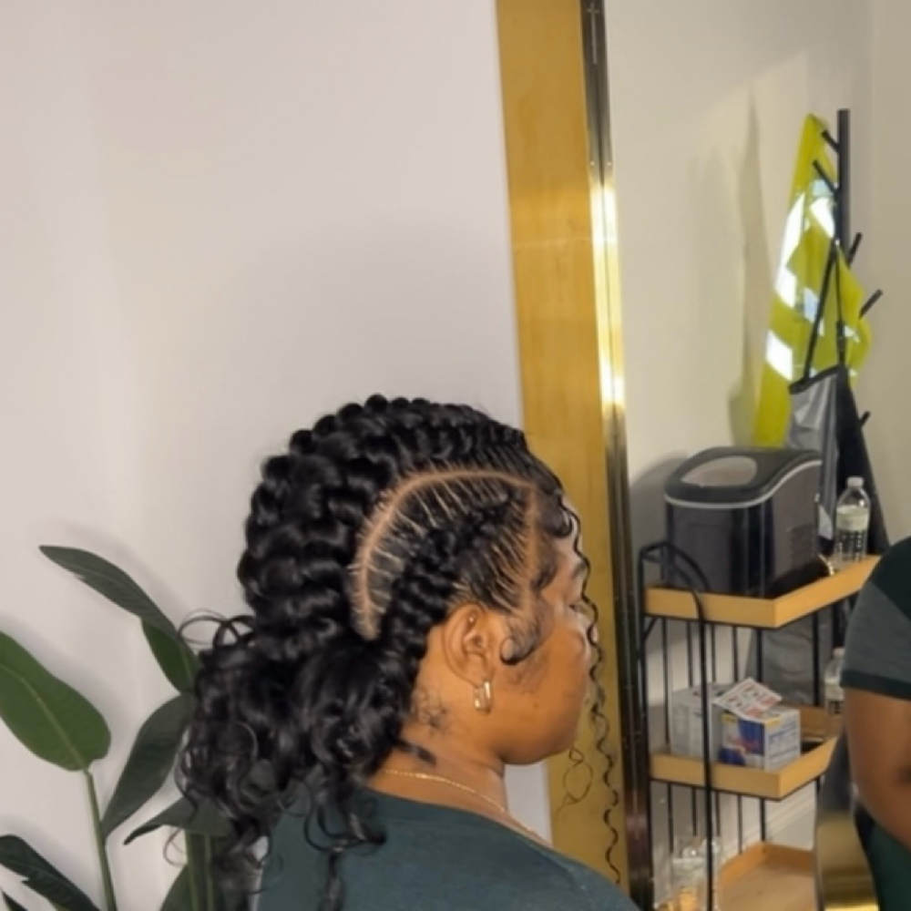 4 Butterfly Braids With Buns at Rach_bstyling in New Orleans, LA