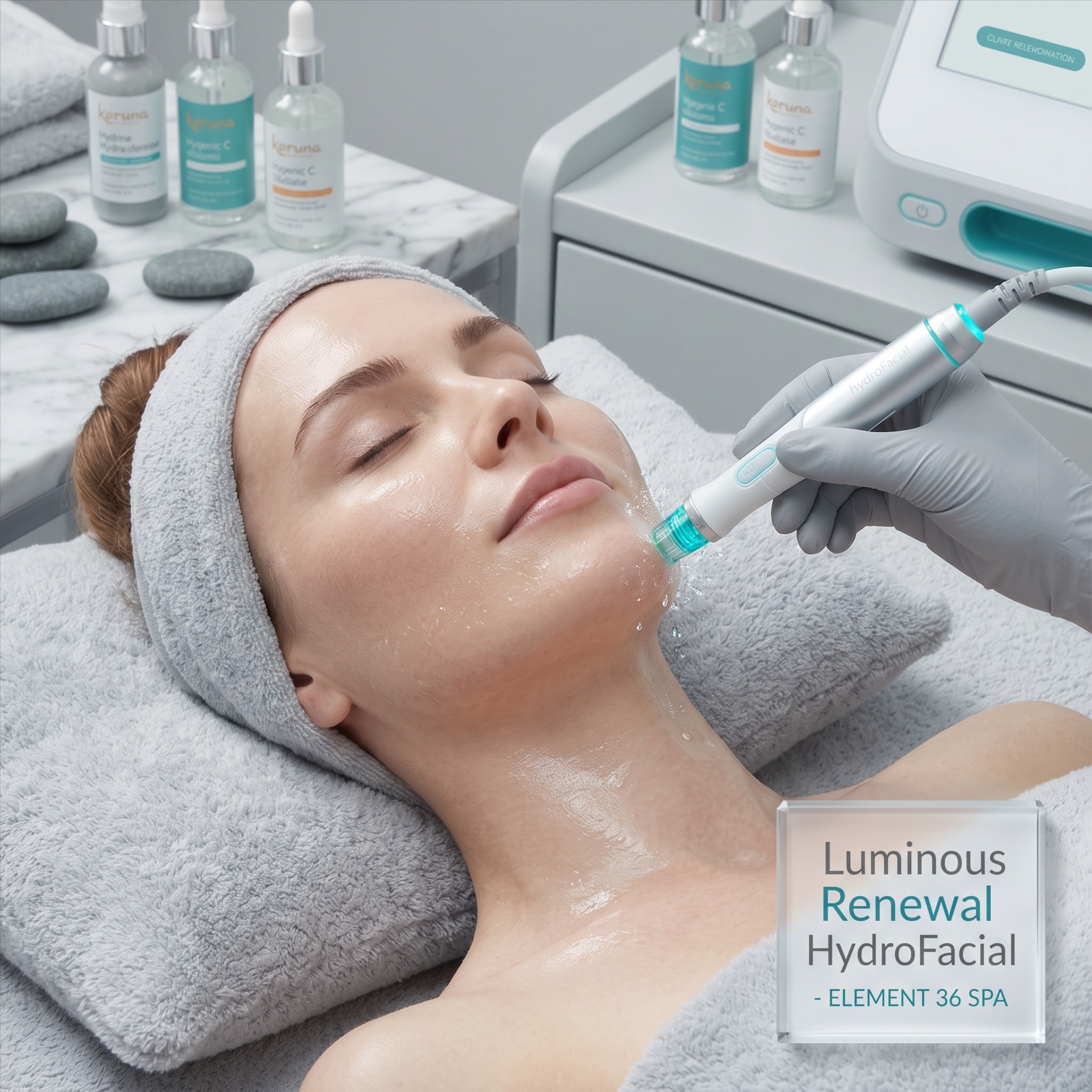 The Luminous Renewal HydroFacial at Element 36 Spa in Pinckney, MI