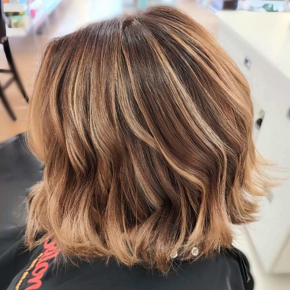 Custom Partial Highlight/Balayage at Custom Colors by Sarah in Apple Valley, MN
