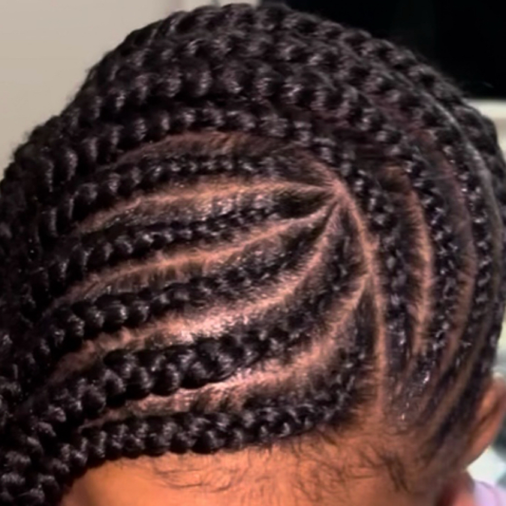 Cornrows at Soft Aura Beauty in Glen Allen, VA