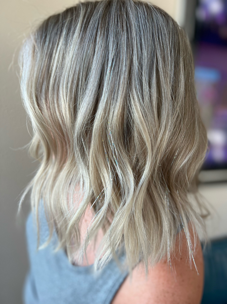 Full Balayage And Tip Out