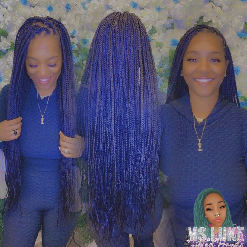 Knotless Braids (sm)Waist Length
