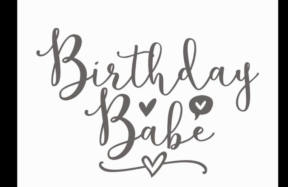 BIRTHDAY babe COUPON $10 Off