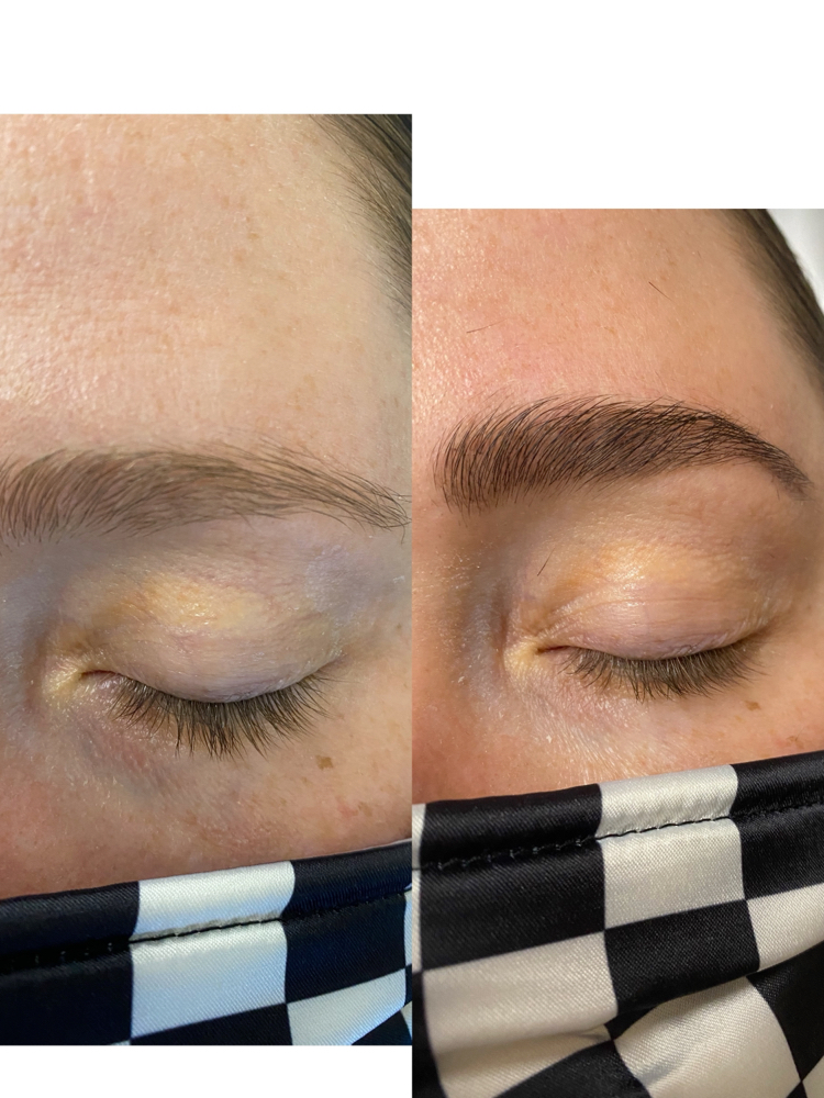 Brow Lamination And Tint