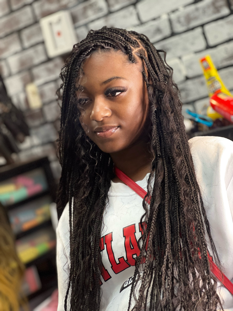 Boho Knotless Braids - Small