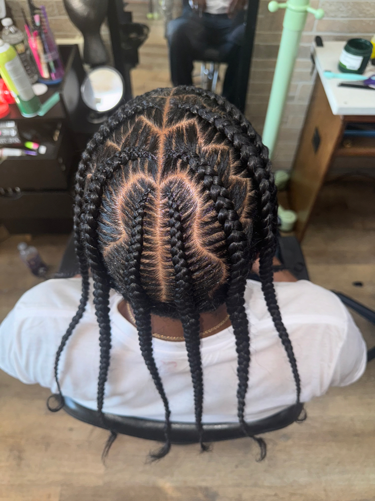 Natural Hair 8 Pop Smoke Braids