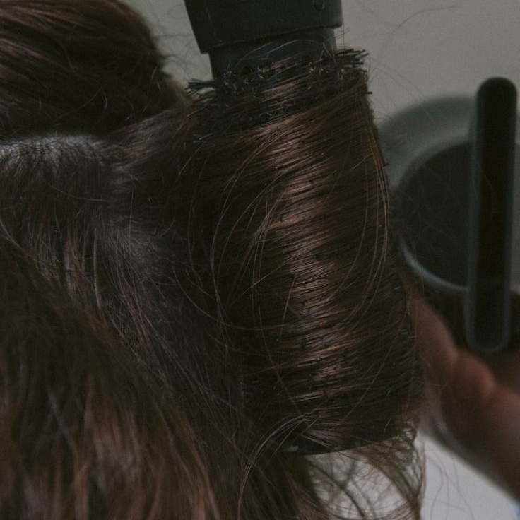 Blowout at J Hair & Co. in Kewaunee, WI