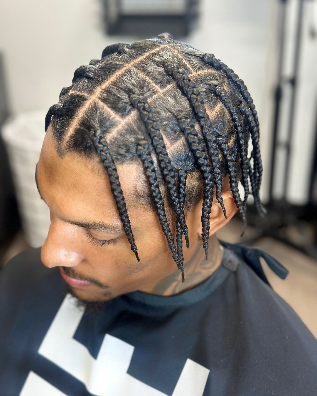 Men’s Large Box Braids