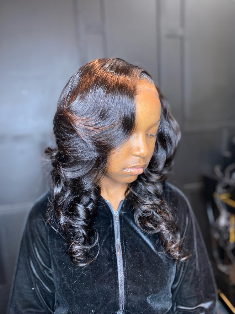 Glue-In  Closure/Frontal/Leave Out