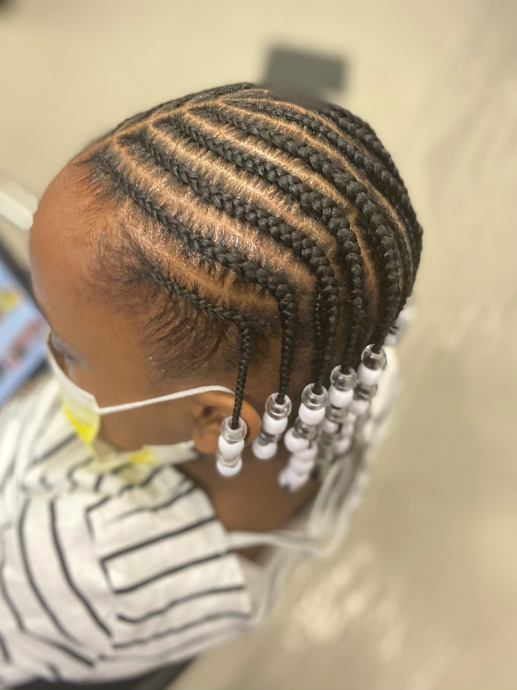 Kids Braid Style (W/ Extentions)