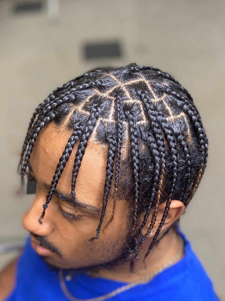 Mens Box Braids