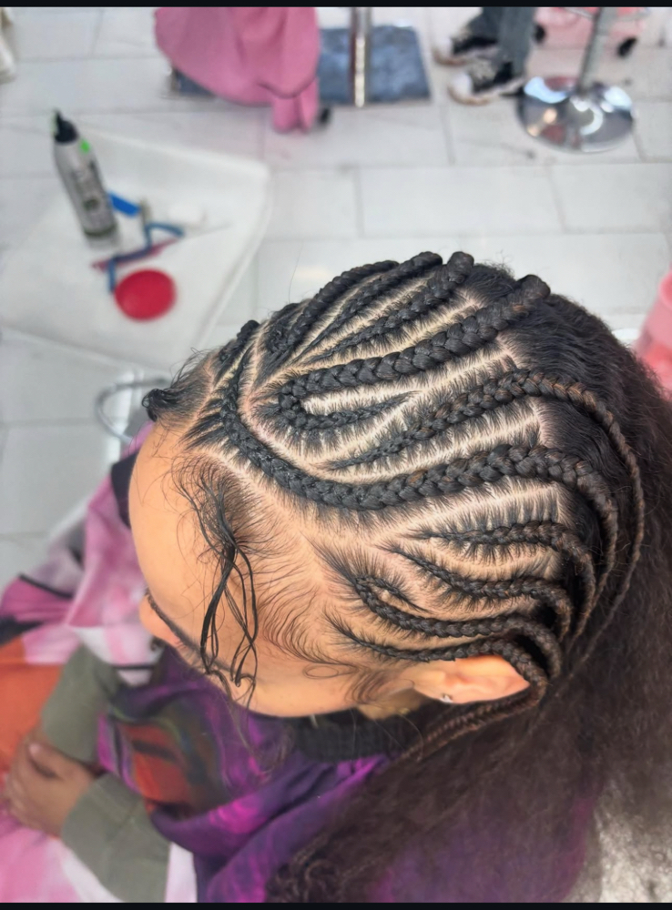 Front Only Fulani Braids