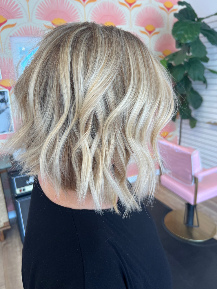 Partial Highlight And Haircut