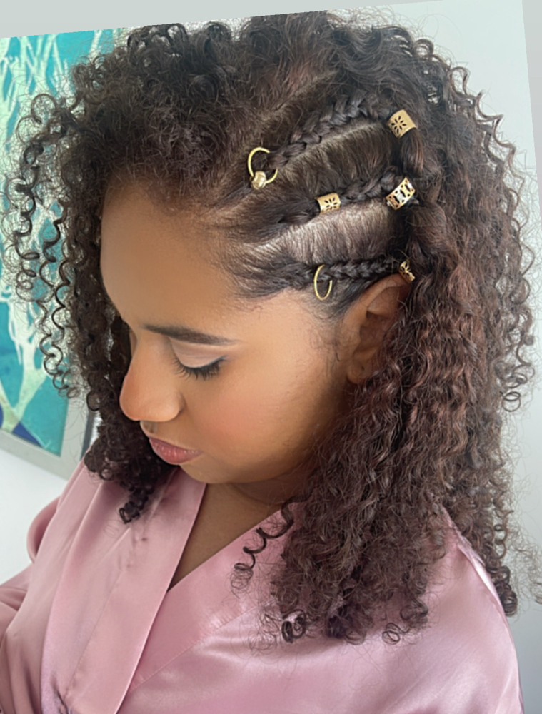 SIMPLE HAIR BRAIDING at Rivas glam studio in Sicklerville, NJ