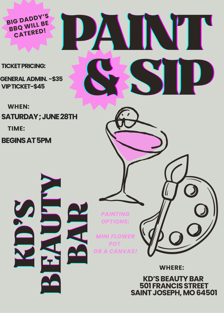PAINT & SIP TICKET
