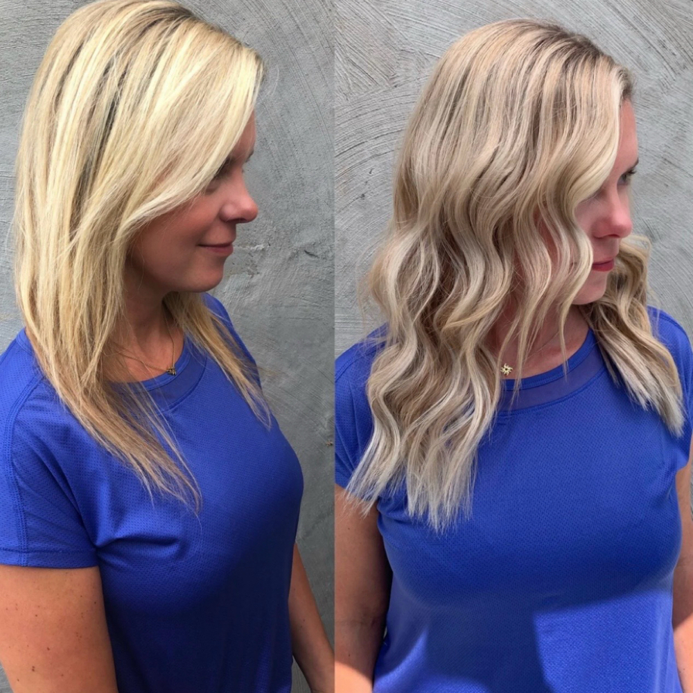 sew in hair extentions single row at Five Hair Design With Laura in Rocky River, OH