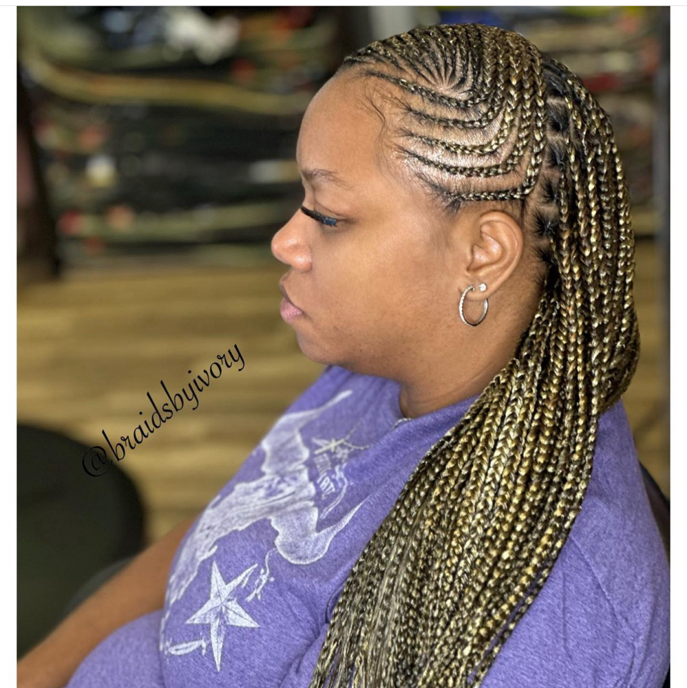 Conrows(Mid-Back)/Knotless -Back