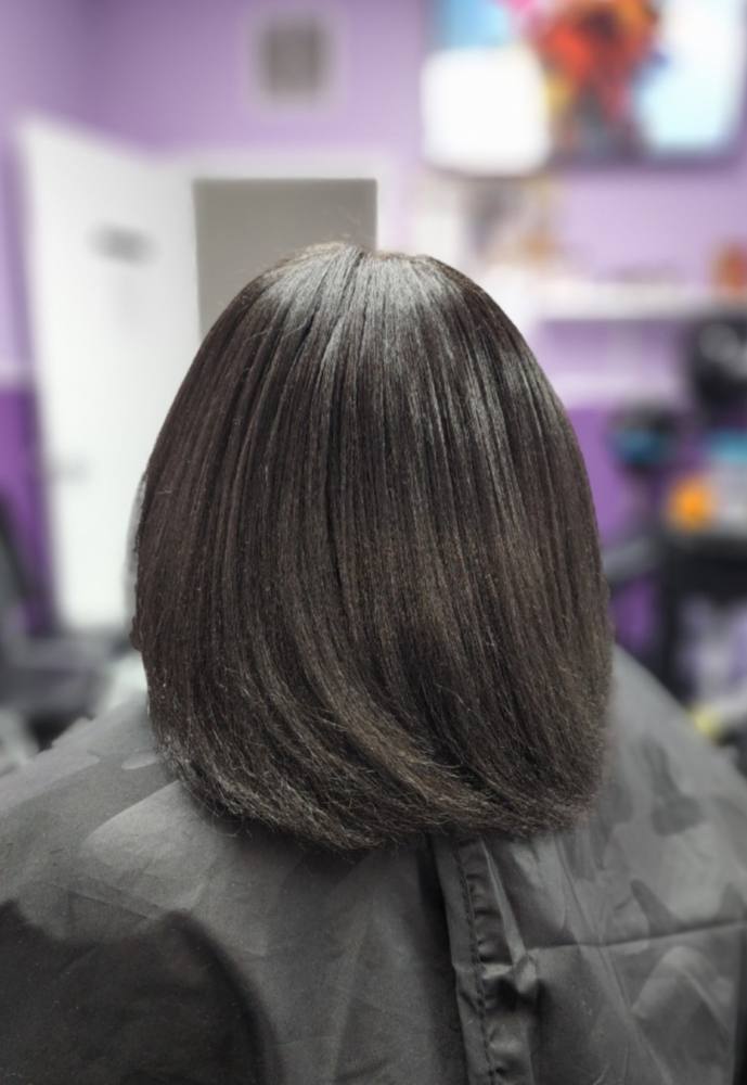 Medium Length Silkpress at Mrs. Renee in Goldsboro, NC