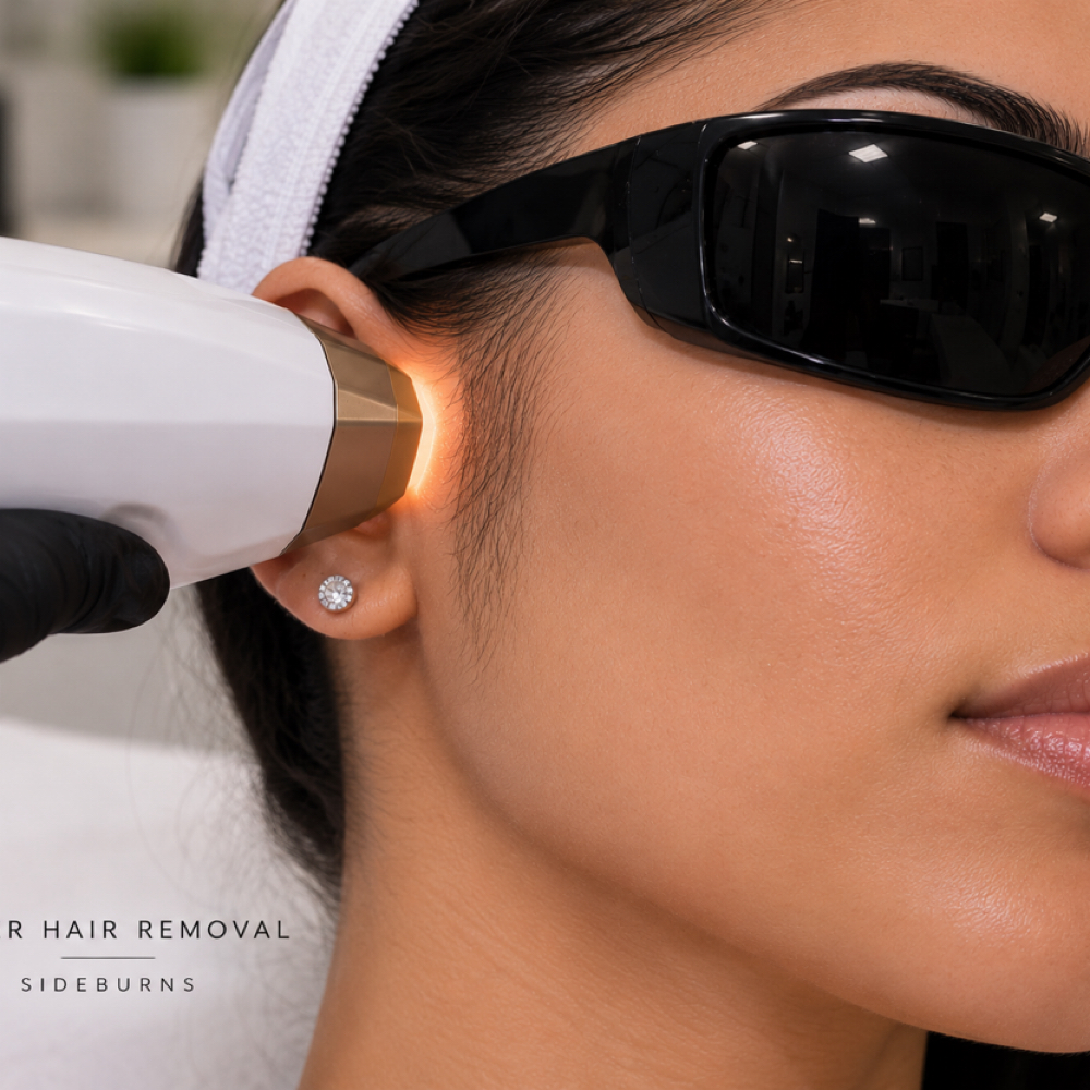 Sideburns laser at The Beauty Nest Studio in Yonkers, NY