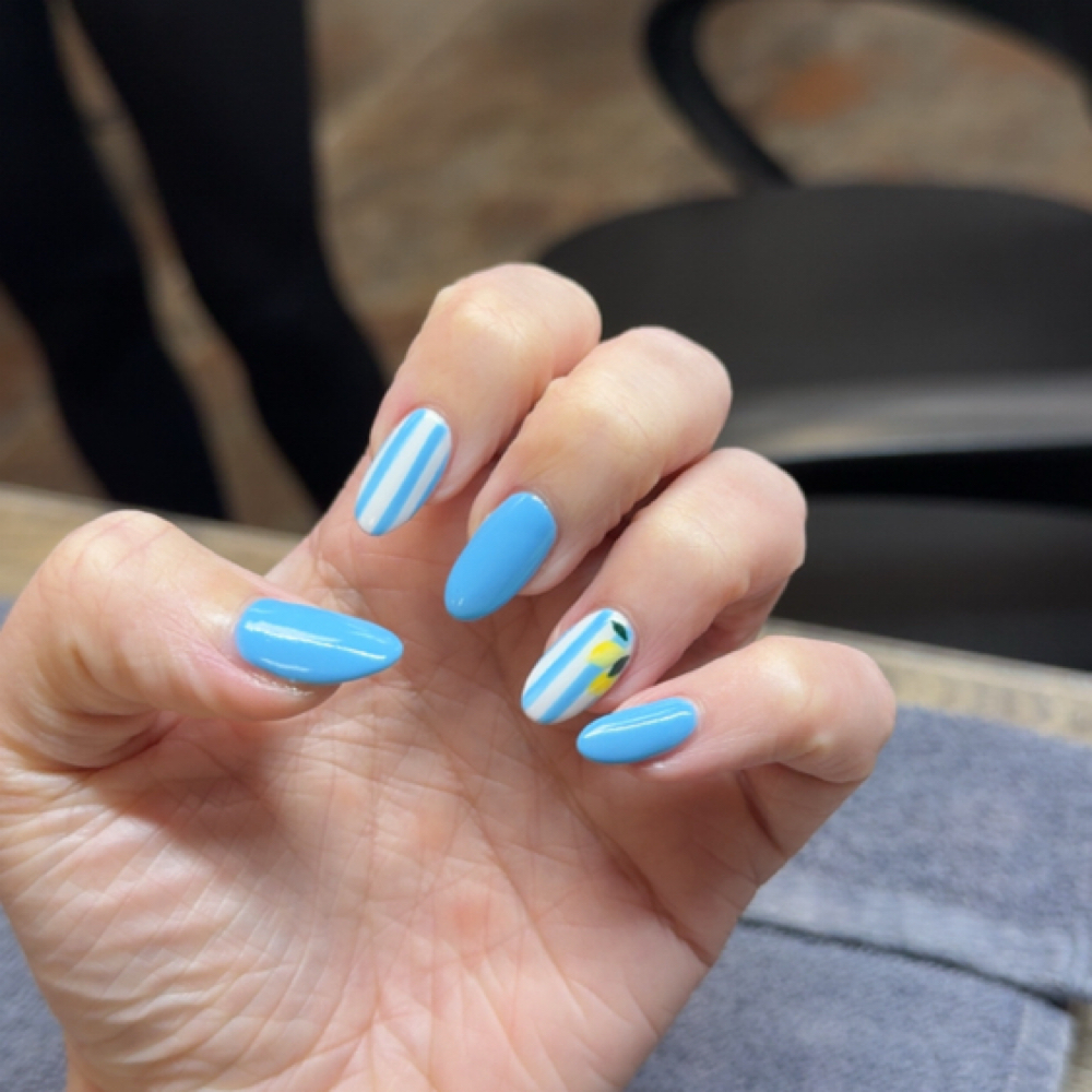 Polly Gel Overlay W/ Gel Polish at Edenway Salon and Spa in White House, TN