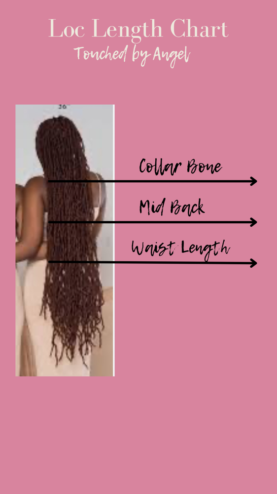 Retwist And Style (Long Locs) at Touched By Angel in Stockton, CA