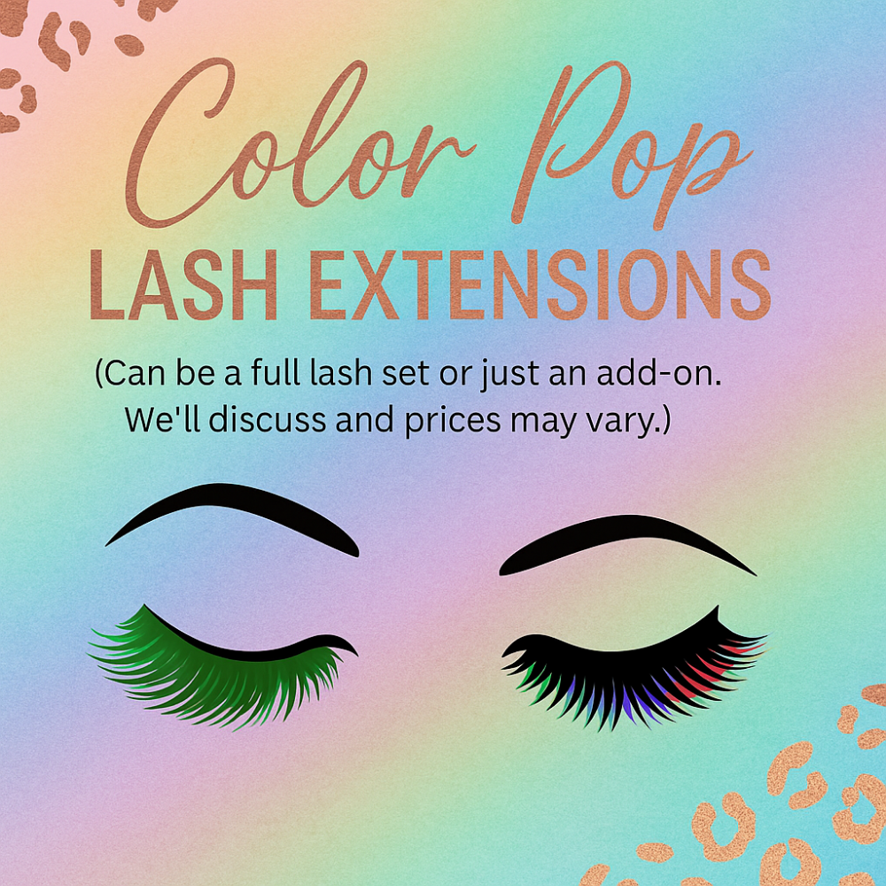 Color Pop Lash Extensions