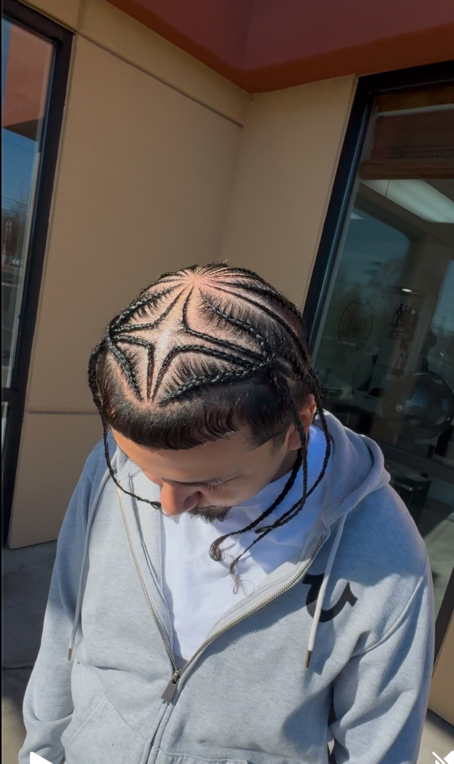 Full Head Cornrow Design