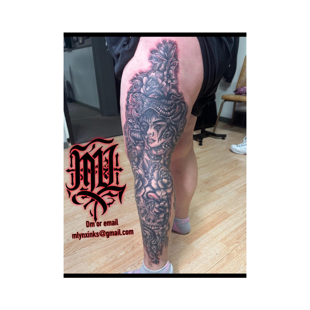 Custom Tattoo By Mike Lynx at Baraboo Electric Art in Baraboo, WI